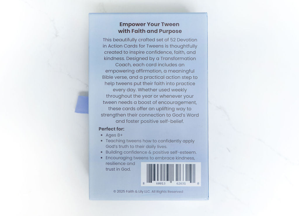 Devotion-in-Action Cards: Tweens Edition