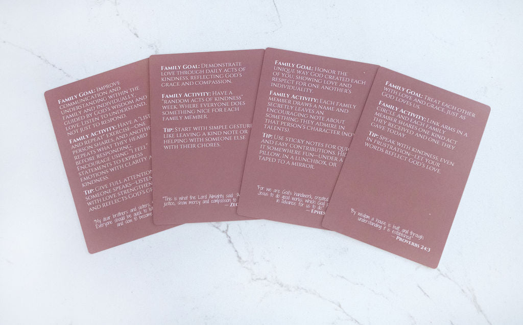 Devotion-in-Action Cards: Family Edition