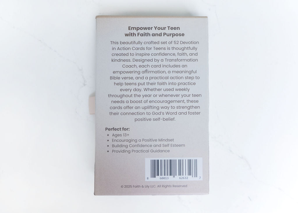 Devotion-in-Action Cards: Teens Edition